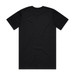 A black Classic Tee with a plain back design. The shirt features short sleeves and a round neckline.
