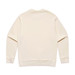 A cream-coloured sweater featuring a simple design and long sleeves. The back view highlights its minimalistic style.