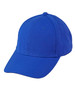 A blue wool blend cap with a curved visor and a stitched crown. Features a logo on the side.