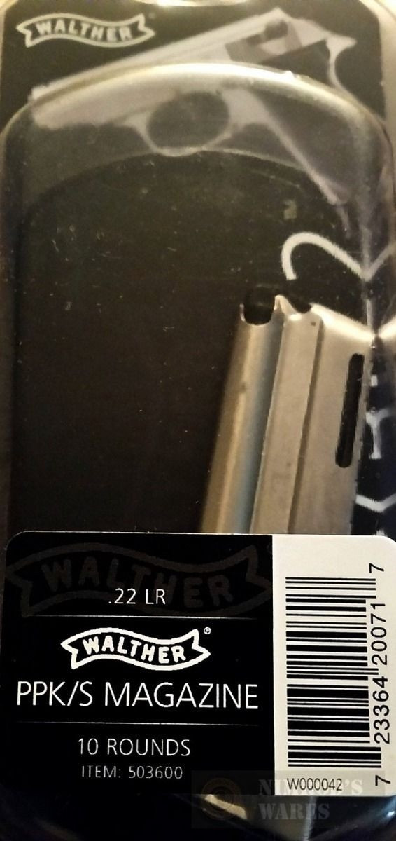 3-PACK Walther PPK PPKS 22LR 10Rd Magazine 503600 - Nimrod's Wares