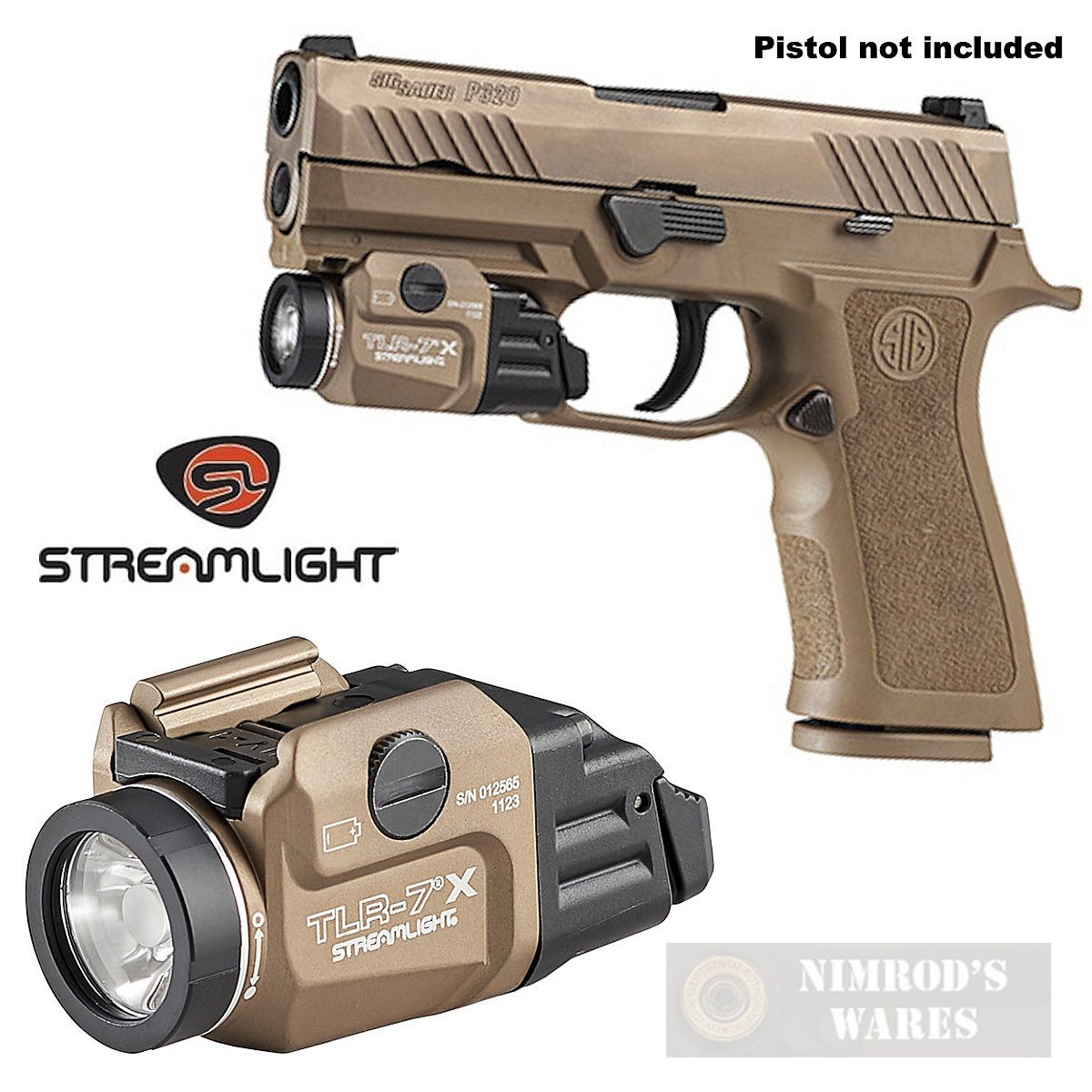 Streamlight TLR-7X WEAPONLIGHT 500 Lumens Multi-Fuel Rechargeable