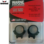 WARNE Permanent 1" Medium Scope Rings 11mm 3/8" 721M