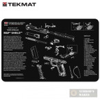 TekMat S&W M&P Shield Armorer Bench MAT 11"x17" 17-MP-SHIELD