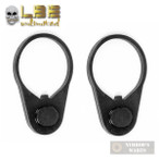 LBE AR-15 Receiver END PLATE / LOCK PLATE 4140 Steel ARLPLT 2-PACK