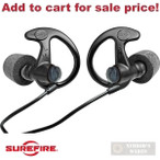 SureFire EP10 Sonic Defender ULTRA MAX EARPLUGS NRR 30 dB MED EP10-BK-MPR - Add to cart for sale price!