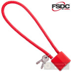 FSD Regal Firearm CABLE LOCK 15" CA DOJ MA MSP MD Roster Approved R15SC3RED
