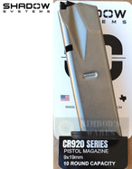 Shadow Systems CR920X CR920XP 9mm 10-Round MAGAZINE SG9SX-00-56-10
