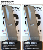 Shadow Systems CR920X CR920XP 9mm 10-Round MAGAZINE 2-PACK SG9SX-00-56-10
