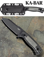 Ka-Bar "Cool Name" KNIFE 4.625" Reverse Tanto Fixed Blade + Sheath 7702