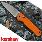 Kershaw Bel Air XL EMT KNIFE 3.25" Rescue Glass Breaker KVT Bearings 6110EMT