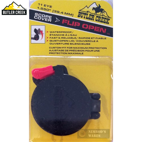 Butler Creek Flip-Open SCOPE COVER Size 11 1.550" 39.4mm MO20110