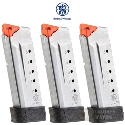 S&W Smith & Wesson M&P 45 SHIELD .45 ACP 7 Round MAGAZINE 3-PACK 3005567