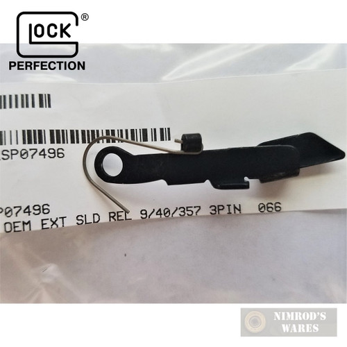 GLOCK Extended SLIDE RELEASE Glock 9 40 357SIG 3-pin SP07496 OEM