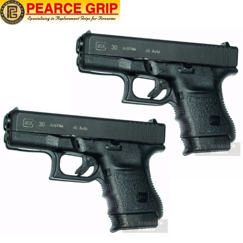Pearce Grip GLOCK 30 G30 Grip Extension 2-PACK PG-30 Add Control & Comfort