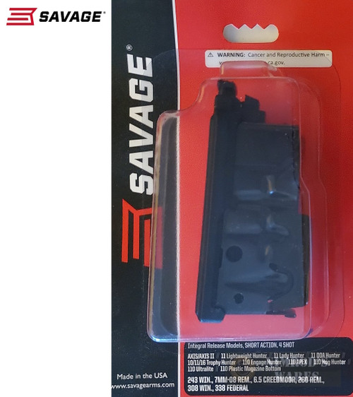 SAVAGE Axis .243 .308 7mm-08 6.5 .260 4 Round MAGAZINE 55232