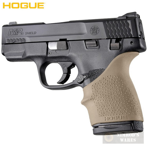 HOGUE S&W M&P SHIELD 45 Kahr P9 P40 CW9 CW40 GRIP SLEEVE 18303 FDE - Add to cart for sale price!