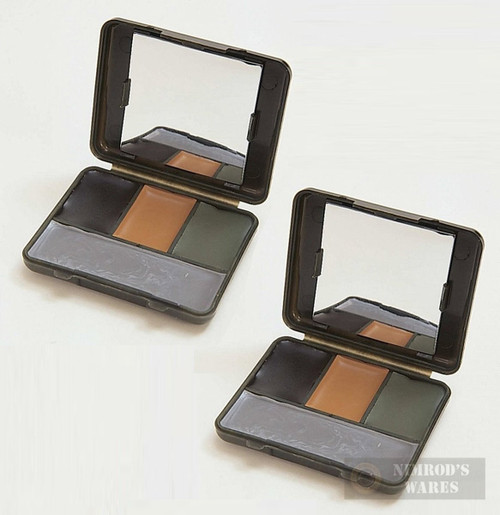 ALLEN 4-Color Hunting Tactical CAMO Face Paint / Makeup KIT 2-PACK 61