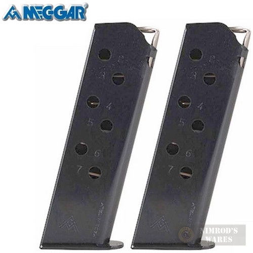 Mec-Gar Walther PPK/S .380 ACP 7 Round MAGAZINE 2-PACK MGWPPKSSTB