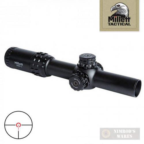 MILLETT DMS-2 SCOPE Designated Marksman 1-6x24mm Illuminated BK81624