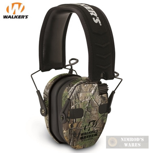 Walker's RAZOR SLIM QUAD EAR MUFFS NRR 23 RealTree GWP-RSEQM-CMO