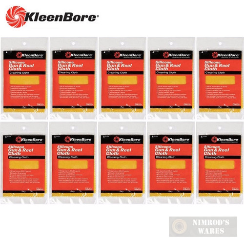 Kleen-Bore Silicone GUN & REEL CLOTH 10-PACK 100 sq.in.! GC220