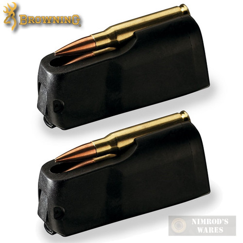 BROWNING X-BOLT 26 Nosler 28 Nosler 3 Round MAGAZINE 2-PACK Magnum 112044605