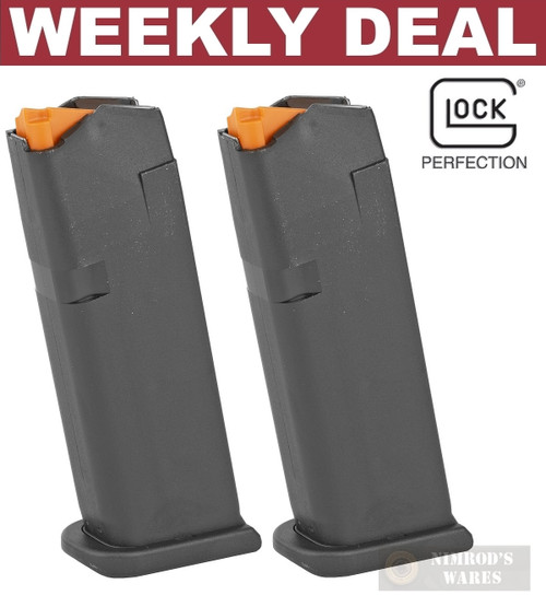 GLOCK 43X 48 G43X G48 9mm 10 Round MAGAZINE 2-PACK 47818