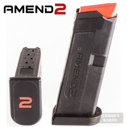 Amend2 GLOCK 42 G42 .380 6 Round MAGAZINE Clip AM11A2GLOCK42BLK