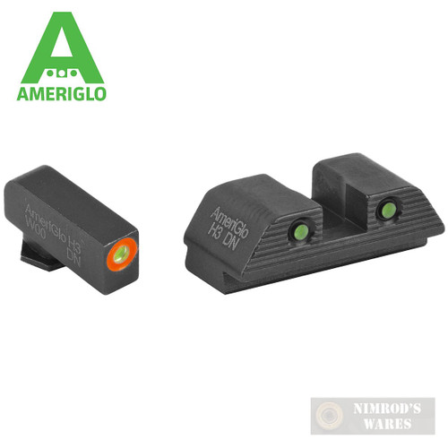 AmeriGlo GLOCK GEN 5 17 19 19X 26 45 Trooper NIGHT SIGHTS SET GL-818