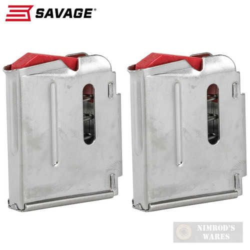 Savage 93 22WMR Magnum 17HMR Magnum 5 Round MAGAZINE 2-PACK 90009