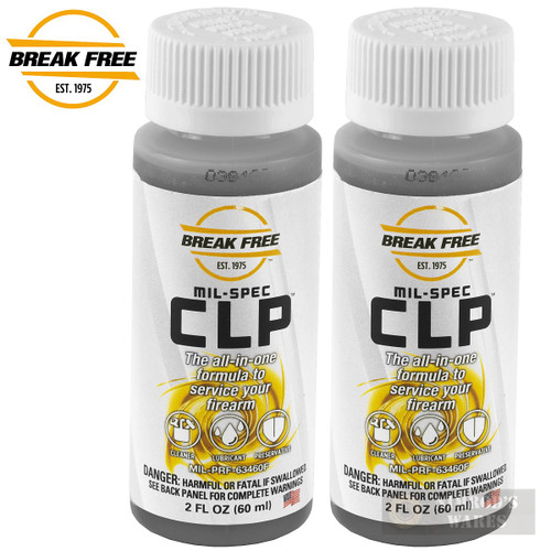 Break Free CLP Clean Lubricate Preserve Firearms 2 oz CLP-20 2-PACK