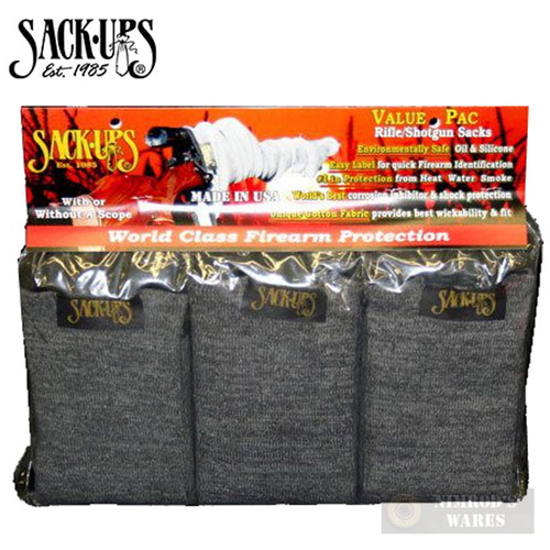 Sack-Ups 52" Rifle Shotgun Socks 6-Pk 109