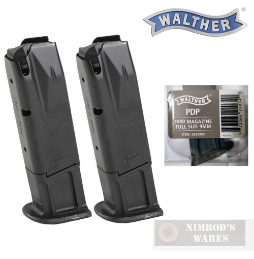 Walther PDP Full-Size 9mm 10 Round MAGAZINE 2-PACK 2856905