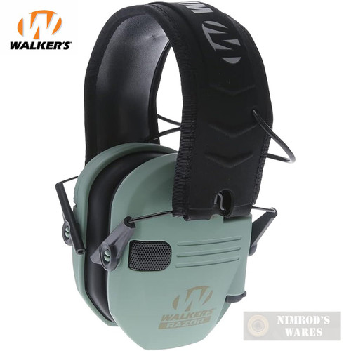 Walker's RAZOR SLIM ELECTRONIC EAR MUFFS NRR 23 dB Sage GWP-RSEM-SGN