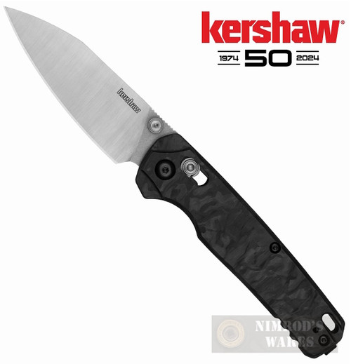 Kershaw BEL AIR Knife 3.1" Carbon Fiber HANDLE KVT Bearings 6105CF