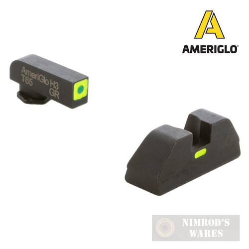 AmeriGlo Glock 42 43 43X 48 CAP Sights SET MOS Slide Ok GL-605