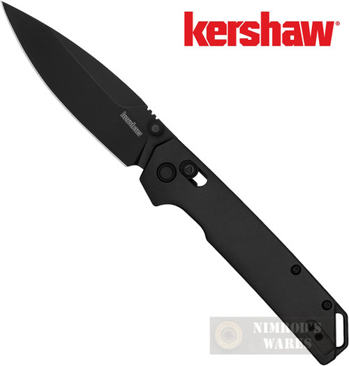 Kershaw IRIDIUM Knife 3.4" KVT Bearings Folding Spear Point 2038BLK