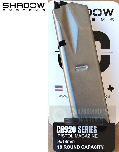 Shadow Systems CR920X CR920XP 9mm 10-Round MAGAZINE SG9SX-00-56-10