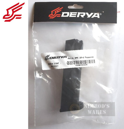 Derya MELIK 9mm 10 Round MAGAZINE Steel Flush D012221