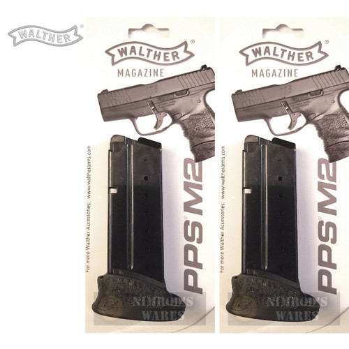 Walther PPS M2 9mm 7 Round MAGAZINE 2-PACK Steel 2807793