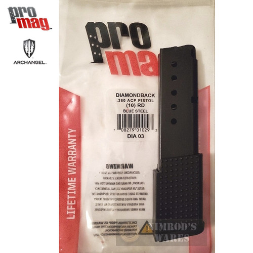 ProMag Diamondback .380 ACP 10 Round MAGAZINE Grip Extension DIA03