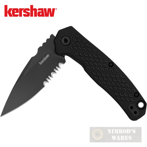 Kershaw CONDUIT KNIFE 2.9" Folding Serrated TACTICAL EDC 1407ST