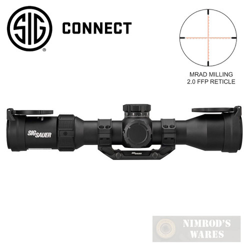 Sig TANGO-MSR 2-12x44mm SCOPE FFP MRAD Milling 2.0 Illuminated Reticle SOTM62001
