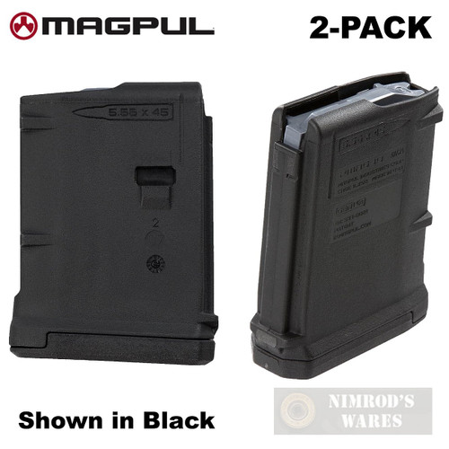 Magpul PMAG .223 5.56 10-Round MAGAZINE 2-PACK AR M4 Gen M3 OD Green MAG559-ODG