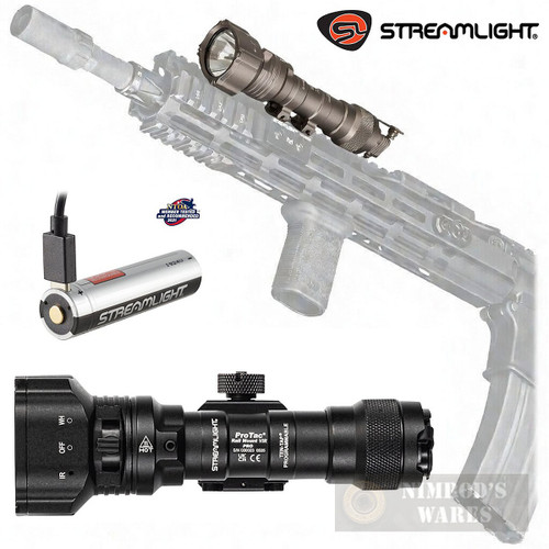 Streamlight ProTac WEAPONLIGHT VIR White & IR Hi/Med/Low Dual-Fuel USB-C 88139