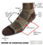 Covert Threads Outdoor Cross Trainer SOCKS Med Char/Gry 7482
