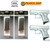 TWO GLOCK 26 9mm 10 Round MAGAZINES + Pearce Grip EXTENSIONS 26010 PG-26