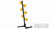 Caldwell AR500 Dueling TARGETS TREE Steel 6" x 6 Reactive 1215367