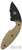 Ka-Bar TDI KNIFE Half-Serrated Coyote Concealed Self-Defense 1477CB