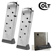 Colt 1911 Gov't Commander .45 ACP 8-Round MAGAZINE 2-PACK + Base Pads SP300555